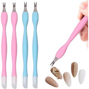 6 stukken nagelriemknippers - rubberen punt - zacht voor de nagelbed - zachte rubberen punt