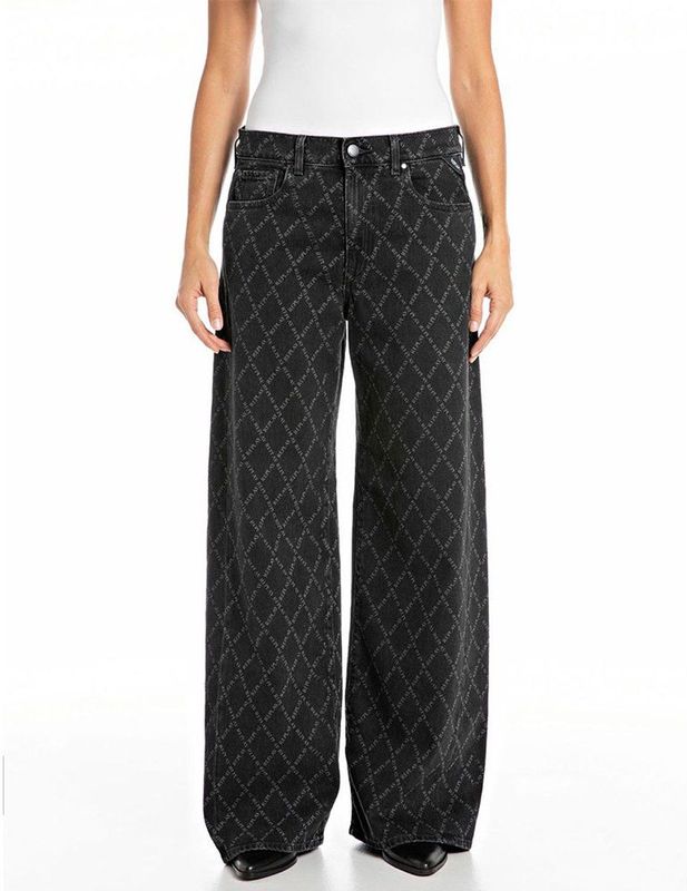 Replay - WA525 .000.739783L - Spijkerbroek - Zwart - Vrouw