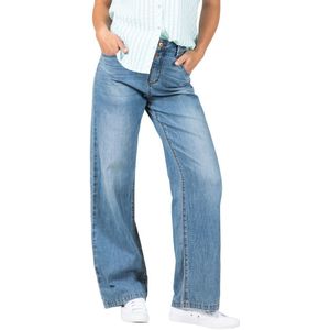 TIMEZONE Dames Jeans Broeken COMFORT CORATZ WOMANSHAPE comfort/relaxed Fit Blauw 26W / 32L Volwassenen