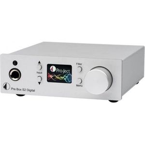 Pro-Ject Pre Box S2 Digital Voorversterker + DAC - Zilver