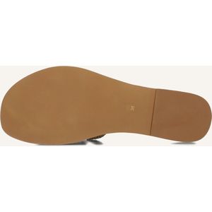 Inuovo - Khaki - Leren Slippers - Dames - Stijlvol Model
