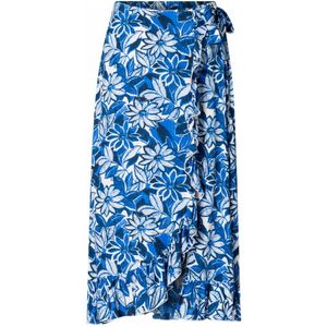 ES&SY - Wikkelrok - Blauw - Midi - Viscose
