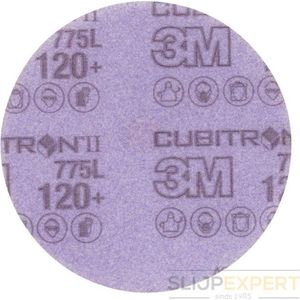 3M™ Cubitron™ II Hookit schuurschijf 775L 125 mm 120+