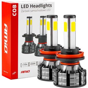 AMiO LED Mistlichten COB-serie H8/H9/H11 Wit