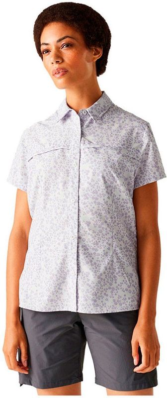 Regatta - Travel Packaway - Overhemd - Grijs - Korte Mouwen