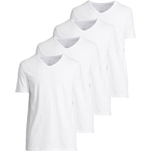 Seidensticker Heren onder t-shirts 4 pack Pur