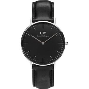 Daniel Wellington Classic Black Sheffield horloge DW00100145 (36 mm)