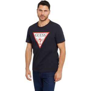 T-shirt met ronde hals Guess Logo Original