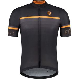 Rogelli Hero II Fietsshirt - Korte Mouwen - Heren - Oranje, Zwart, Grijs - Maat M