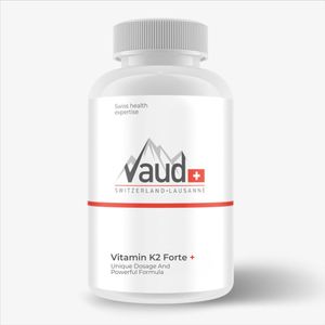 Vaud | Vitamine K2 (MK7) | Vitamines | Vitamine K 180 mcg| 60 vegetarische capsules | Sterke botten | Bloedstolling | Botaanmaak | Hoog gedoseerd | GMO vrij