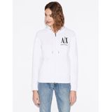Armani Exchange 8nym22_yj68z Sweatshirt Met Rits Wit L Vrouw