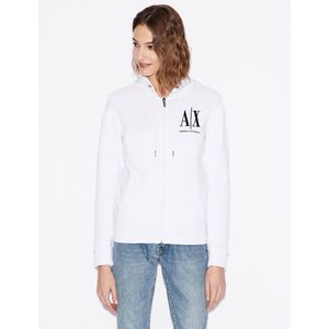 Armani Exchange 8nym22_yj68z Sweatshirt Met Rits Wit L Vrouw