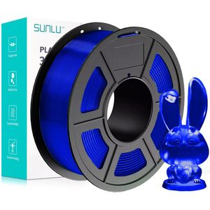 SUNLU PETG Blauw transparant / Blue 1kg - 1.75mm - 3D printer filament