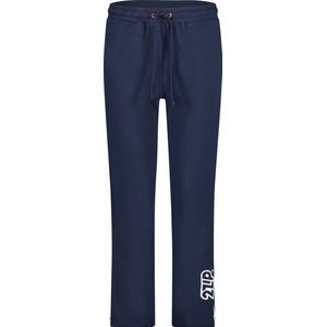 2ZiP katoenen joggingbroek met doorlopende ritsen - Dames - Donkerblauw - XXL