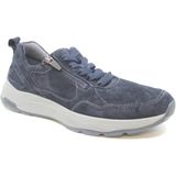 Waldläufer - Tom - Sneakers - Donkerblauw - Suède - Uitneembaar Voetbed