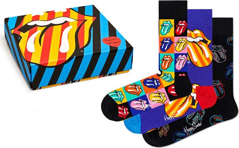 Happy Socks Rolling Stones Giftbox - Maat 36-40