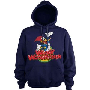 Woody Woodpecker Hoodie/trui -S- Classic Logo Blauw