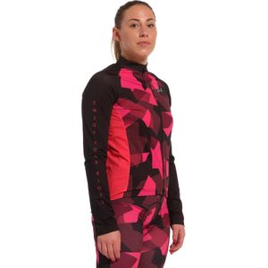Rehall - SABY-R Womens Cycling T-shirt Longsleeve - S - Camo Pink