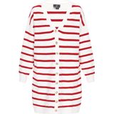 DreiMaster - Maritim - Cardigan - V-hals - Lange Mouwen - Gestreept