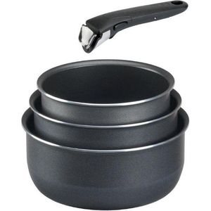 Tefal Ingenio 4-delige steelpanset - 16/18/20cm + handgreep