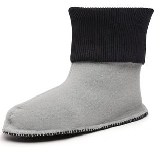 Ladeheid Sokken voor Regenlaarzen - Kinderen - Fleecesokken - LA-LA40-249-WW - Zwart - 22/23