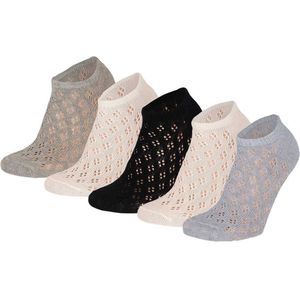 5pack JACQUARD sneakersokken blue 23/26