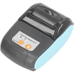 Draagbare 58 Mm Thermische Miniprinter - Mobiele Draadloze Thermische Printer voor Restaurant Verkoop Detailhandel - Compatibel met Android - Met Opbergtas .