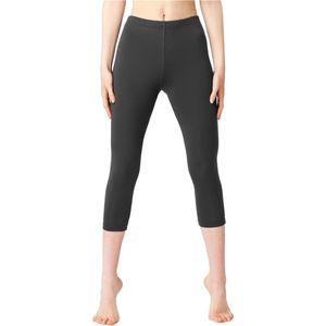 Bellivalini Dames Leggings - Sport - Vrijetijdsbroek - Katoen - ¾ Lang - Grafiet - XS - BLV-BLV50-199-LE