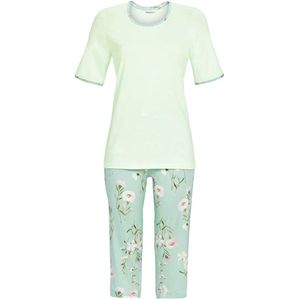 Bloemen pyjama Ringella groen - Groen - Maat - 38