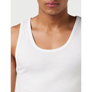 Onderhemd Heren - 3 stuks -Wit - 100% Katoen - Ronde Hals - Hemd - Ondershirt - Tanktop - Singlet - Maat M