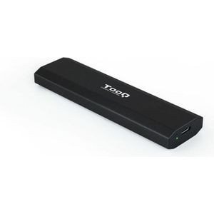 Tooq - Shura - Externe SSD M.2-behuizing - Zwart - USB Type C - 2 TB