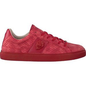 Guess Heren Sneakers Luiss B Printed Eco Leather - Rood - Maat 40