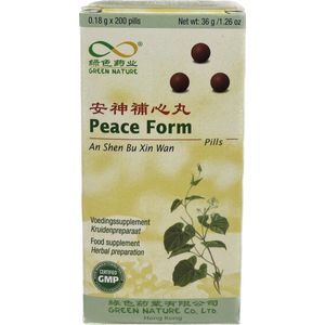 Peace Form – An Shen Bu Xin Wan (stress)