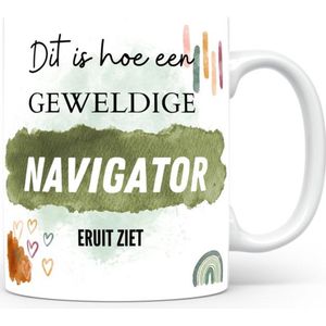 Mok bedrukken met beroep Navigator