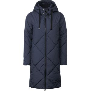 Cecil TOS Diamond Quilted coat Dames Jas - Deep Blue - Maat l