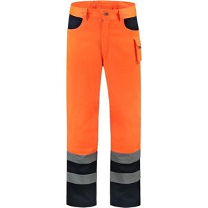 Tricorp  Werkbroek ISO20471 Bicolor 503002 Fluor Oranje /Navy  - Maat 48