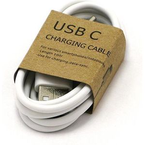 GrabNGo USB-C laadkabel wit