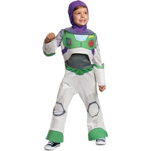 Smiffys - Disney Pixar Buzz Lightyear Classic Kinder Kostuum - Kids tm 8 jaar - Multicolours