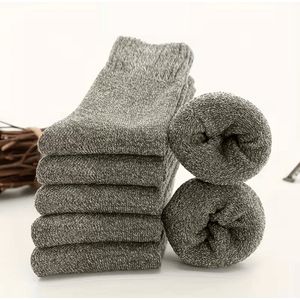5 Paar 100% wollen unisex Sokken - kasjmier wol mix - Dikke Winter Sokken - Zacht, Warm & Luxe