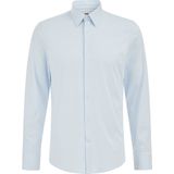 Fundamentals - Heren slim fit overhemd - Slim Fit - Lichtblauw - Katoen - Maat: S