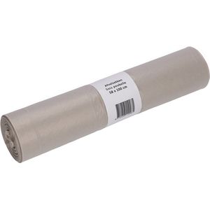 Afvalzak cleaninq 58x100cm recycled t50 80l transp | 10 stuks