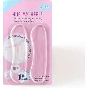 Hielbeschermers Siliconen - 1 Paar - One size - Geen blaren meer!