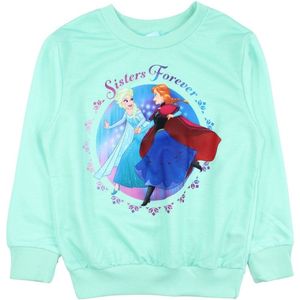 Disney Frozen Sweater - Mintgroen - Sisters Forever - Maat 98 (tot 3 jaar)