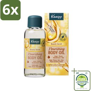 Kneipp - Huidolie - Beauty Secret - Voor droge en gevoelige huid - 100 ml - Voordeelverpakking - 6 stuks - Huidolie - Droge huid