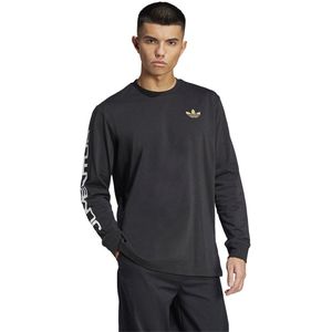 Adidas Juventus Graphic T-shirt Met Lange Mouwen Zwart 2XL Man