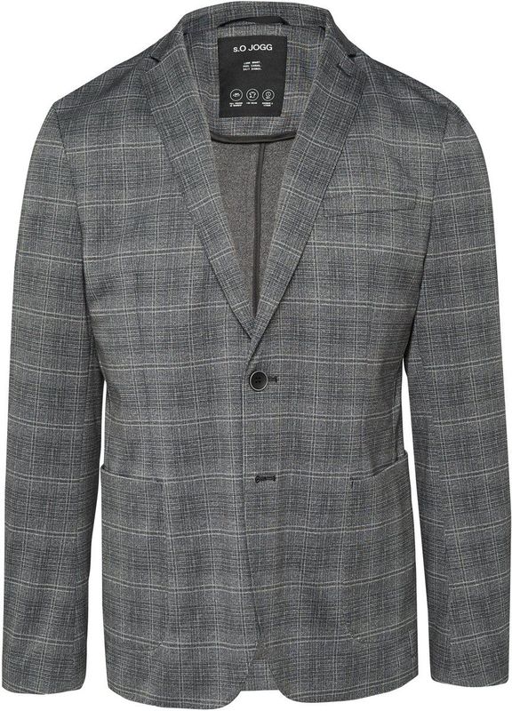 s.Oliver - S.OJOGG - Blazer - Geruit - Stretchjersey