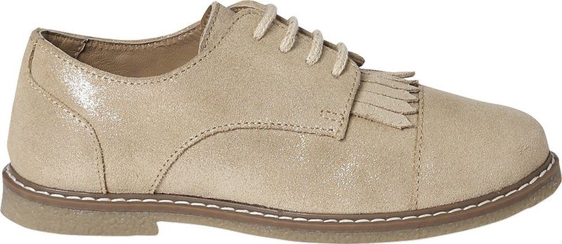 Leren Derbies - Goud - Junior - Met Veters en Franjes
