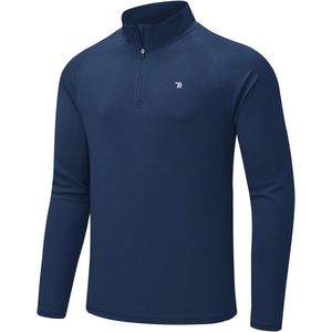 Sportshirt voor heren met lange mouwen, UV-bescherming, ademend en sneldrogend - ideaal voor outdoor activiteiten, vissen en hardlopen