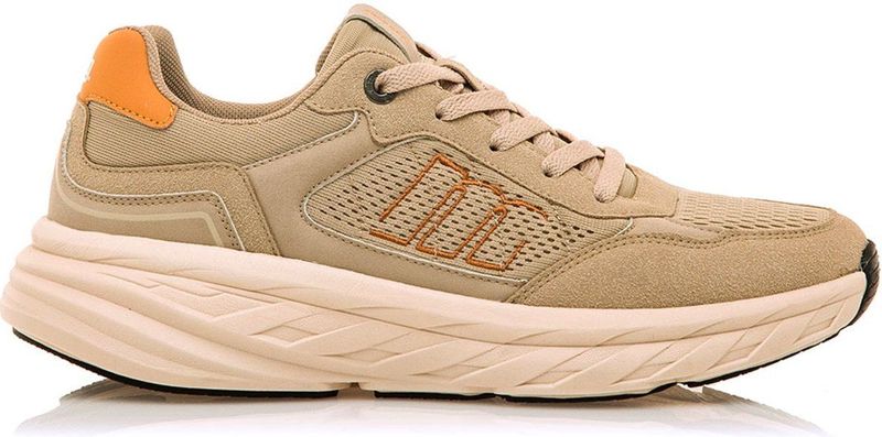 Mustangvoor mannen. 84662 Sinaka taupe pantoffels (40), Plat, Veters, Casual