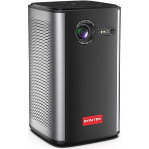 Draagbare Mini 3D Projector met Android 9.0 en Wifi - HD LED, 1080P ondersteuning, met Accu, Tas en Statief